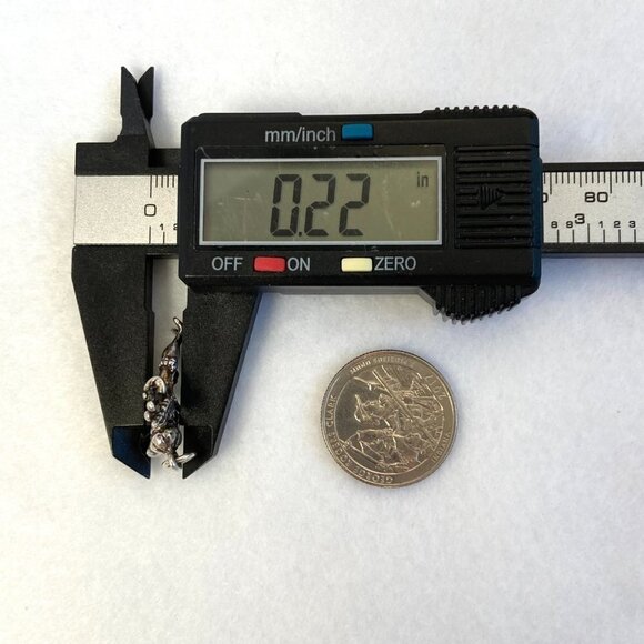 VTG Sterling Silver 925 PAX 3D Angel Boy Cherub Baseball Player Charm Pendant - Picture 15 of 16